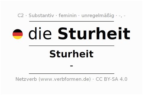 stubborness deutsch